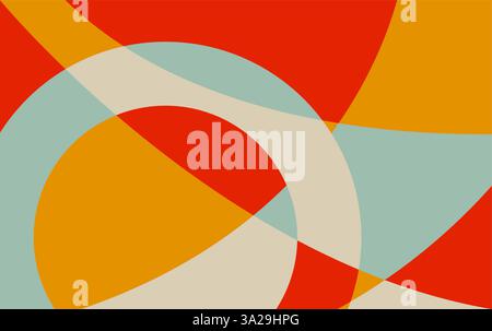 Geometric Abstract Minimalist Background for Wall Art or poster. Stock Vector