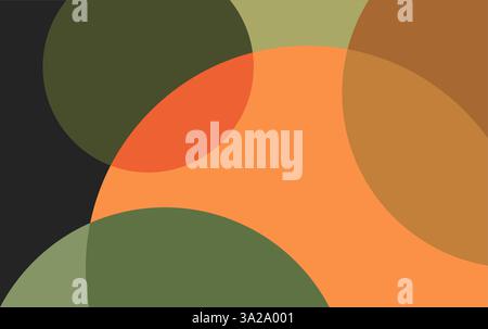 geometric round composition Abstract Background Stock Vector