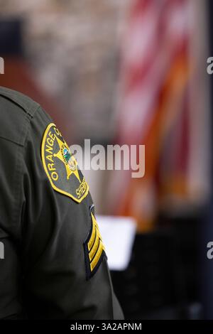 Orange county sheriff badge hi-res stock photography and images