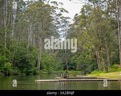 Pemberton Swimming Pool Stock Photo