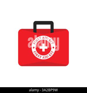 first aid kit design Stock Vector