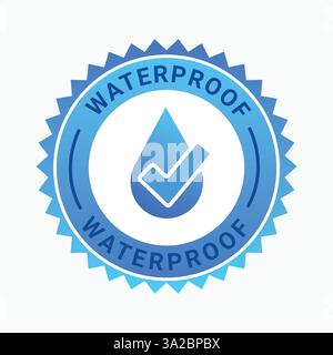 Waterproof vector  icon for package Stock Vector