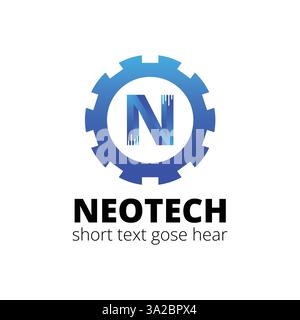 Crafting the Perfect Tech Logo Stock Vector