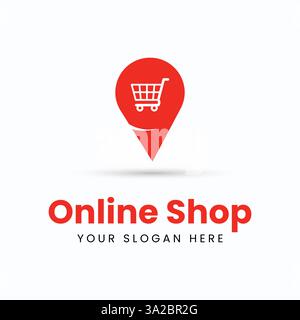 Bag Shop Logo Icon Design Stock Vector