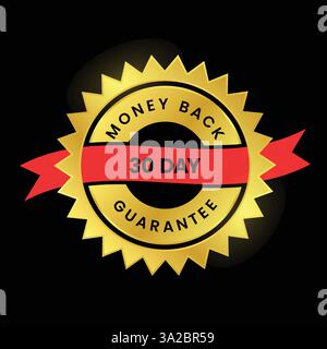 Vector money guarantee 100 percent Stock Vector