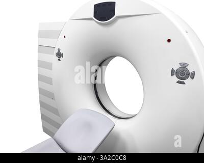 Multi detector CT Scanner ( Computed Tomography )on blurred hospital ...
