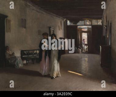 John Singer Sargent - A Venetian Interior (1880s Stock Photo - Alamy