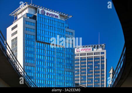 Corporate Headquarters of Evonik Industries AG, Chemical Industry, Germany, North Rhine-Westphalia, Ruhr Area, Essen Stock Photo