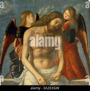 The Dead Christ supported by Angels 1465-70 Giovanni Bellini,1459 ...
