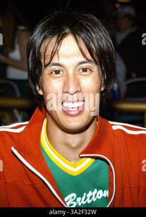April 25, 2003; Anaheim, CA, USA; Singer BRYAN CHAN of LMNT at Disney's ...