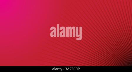 Abstract Sunburst on red pink gradient background. Corporate business presentation, print, base for banner, Vector illustration Stock Vector
