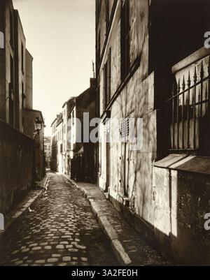 'Rue St. Rustique, Paris' is a historical depiction of a quaint ...