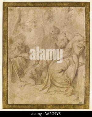 The Infant Jesus and Saint John by Guido Reni depicts the Christ child ...