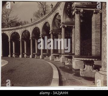 This photograph by Eugène Atget showcases the formal gardens of ...