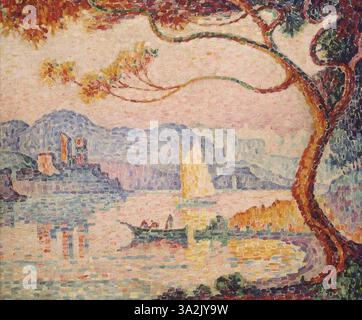 Antibes. Petit Port de Bacon' by Paul Signac, 1917 Stock Photo - Alamy