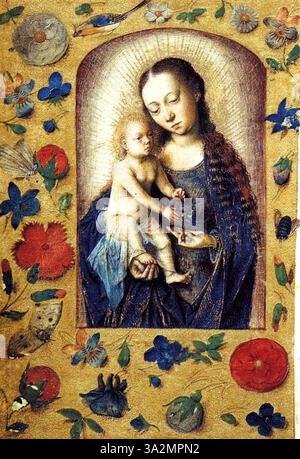 A miniature of the Virgin and Child by Gerard David, housed in El ...
