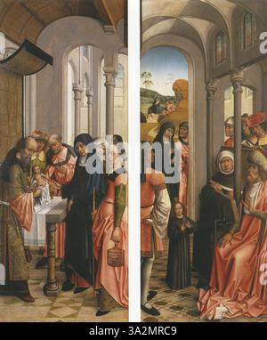 Master of the Joseph Sequence - Polyptych Altarpiece with Scenes from ...