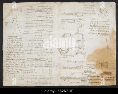 This manuscript by Leonardo da Vinci showcases the renowned polymath's ...