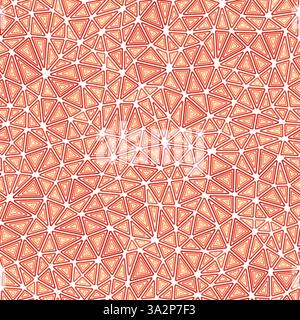 Abstract mosaic background. Compact triangles size. Multiple repeated inner triangles. One tone colored style. Repeatable pattern. Stock Vector