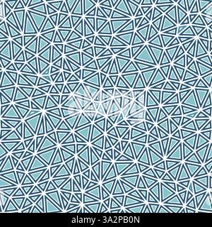 Abstract pattern of triangles. Small triangles size. Solid shapes in frames. One tone colored style. Repeatable pattern. Amazing vector tiles. Stock Vector