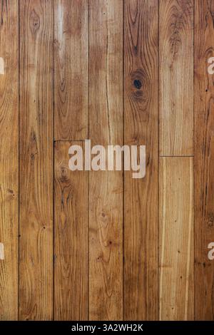 Texture of old brown wood planks Stock Photo