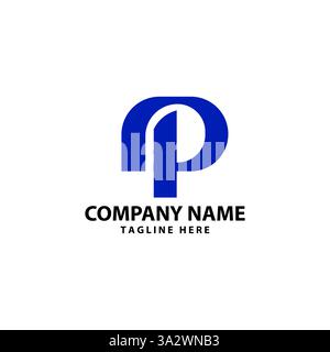 initial NP linked logo design vector Stock Vector