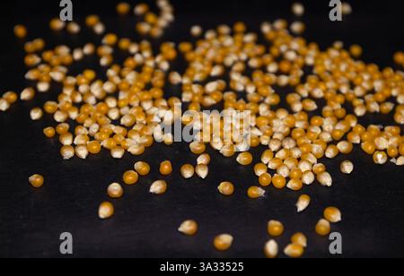 dry corn kernels. natural agricultural crop Stock Photo