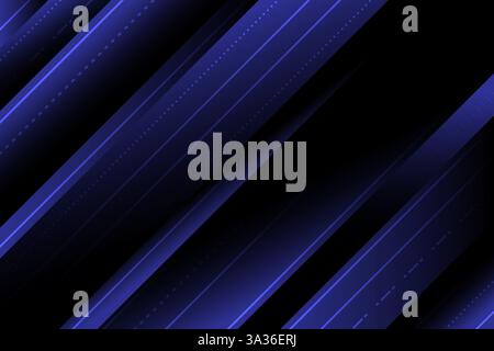 Abstract technology lines shape on gradient background. Vector illustration Stock Vector