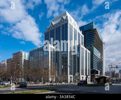 The Euroclear financial institution headquarters in Brussels, Belgium, Thursday 13 March 2025 Stock Photo