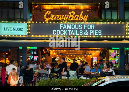 Gravybaby Changkat popular disco bar serving cocktails, Wilayah Persekutuan Kuala Lumpur, Malaysia Stock Photo
