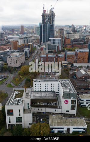 A general view of the Unite trade union's hotel and conference centre, with office for the union, in Birmingham city centre, which cost £112m to build. the Serious Fraud Office (SFO) is to investigate the project, which was initially estimated to cost £7m. Picture date: Tuesday October 29, 2024. Stock Photo