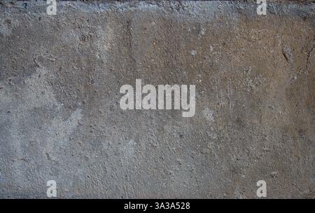 Background texture of porous gray-brown concrete Stock Photo