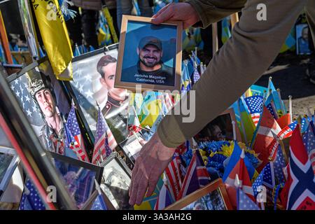 Kyiv, Ukraine. 14 March, 2025. Ukrainian President Volodymyr Zelenskyy ...