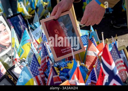 Kyiv, Ukraine. 14 March, 2025. Ukrainian President Volodymyr Zelenskyy ...