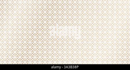 abstract geometric patterned with lines, arabic styles golden colors isolated white backgrounds for wallpaper the bedroom, patterned fills, webs pages Stock Vector