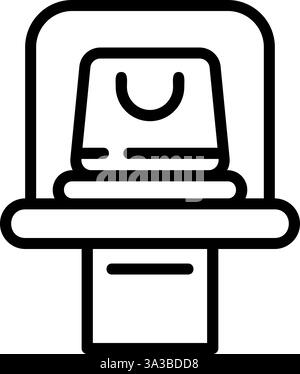 Catalog product vector glyph icon. E-commerce sign. Graph symbol for ...