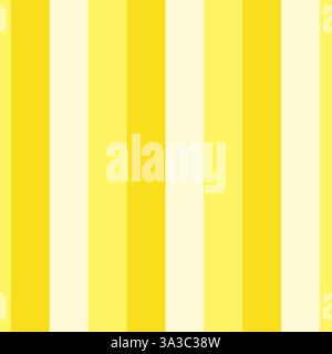 Yellow different colors vertical striped background. Vector illustration Stock Vector