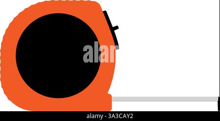 Tape measure clip art icon symbol vector illustration Stock Vector