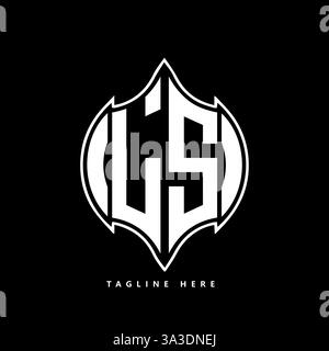 LS Unique modern flat abstract geometric initials vector letter logo design. LS monogram logo. Stock Vector