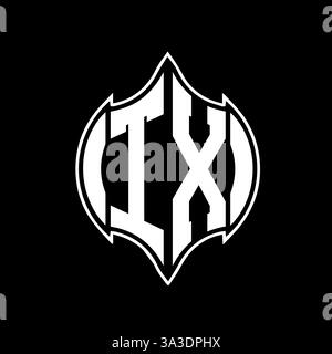 TX Unique modern flat abstract geometric initials vector letter logo design. TX monogram logo. Stock Vector