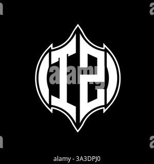 TZ Unique modern flat abstract geometric initials vector letter logo design. TZ monogram logo. Stock Vector