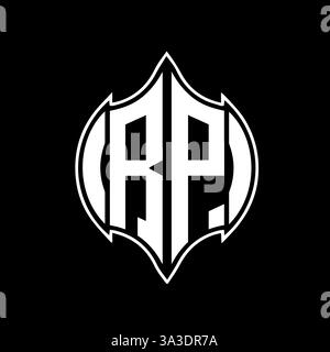 RB Unique modern flat abstract geometric initials vector letter logo design. RB monogram logo. Stock Vector