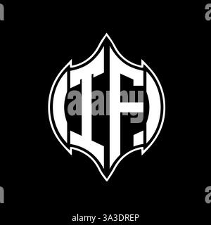 TF Unique modern flat abstract geometric initials vector letter logo design. TF monogram logo. Stock Vector