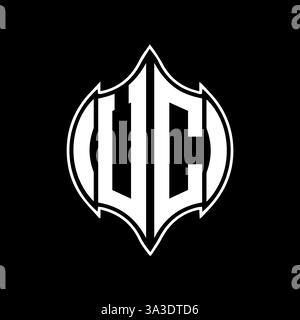UC Unique modern flat abstract geometric initials vector letter logo design. UC monogram logo. Stock Vector