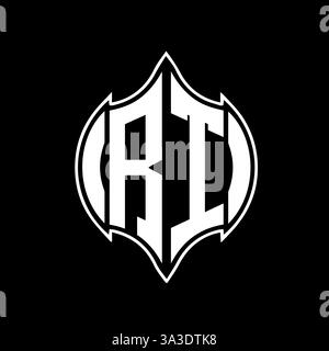 RT Unique modern flat abstract geometric initials vector letter logo design. RT monogram logo. Stock Vector
