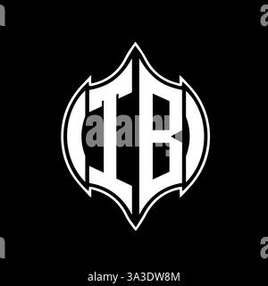 TB Unique modern flat abstract geometric initials vector letter logo design. Stock Vector