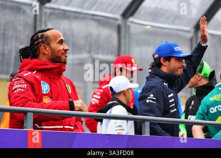 Lewis Hamilton (GBR) Ferrari on the grid. 22.03.2025. Formula 1 World ...