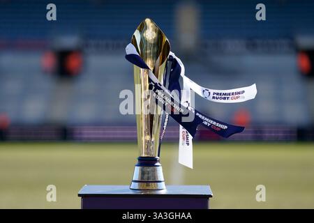 A general view of the trophy ahead of the Gallagher PREM match at The ...