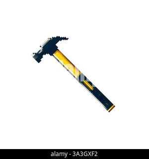 Construction hammer vector. Equipment icon hammer vector. Home tool hammer. Hand tool vector. Stock Vector