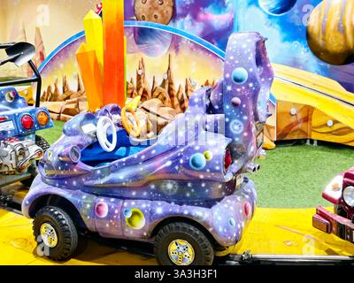 Cairo, Egypt, February 6 2025: Magic planet Egypt Cairo festival city ...